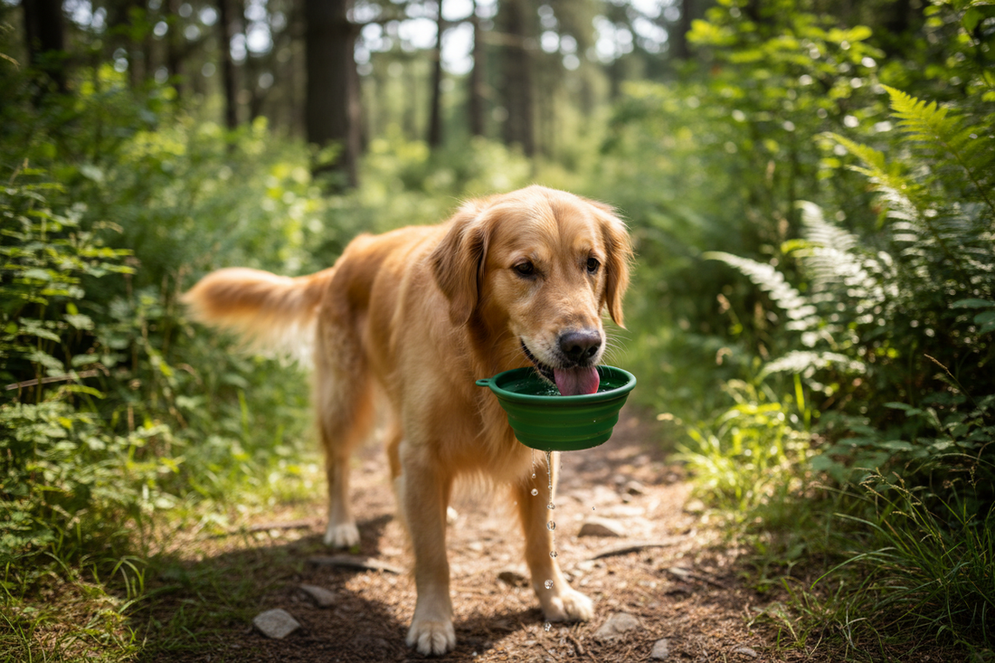 How to Keep Your Dog Hydrated on Trails (And Signs of Dehydration to Watch For)