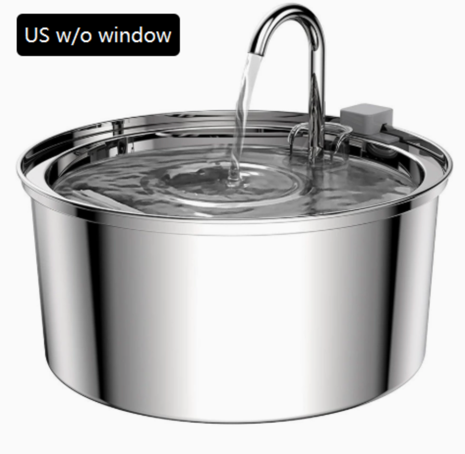 The Premium Paws Hydro-Flow Stainless Fountain