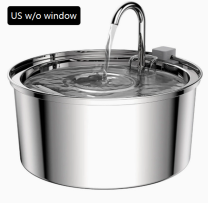 The Premium Paws Hydro-Flow Stainless Fountain