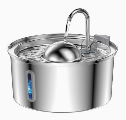 The Premium Paws Hydro-Flow Stainless Fountain