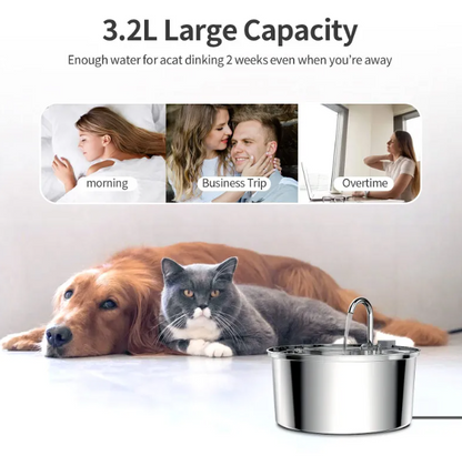 PureFlow™ Stainless Steel Pet Fountain