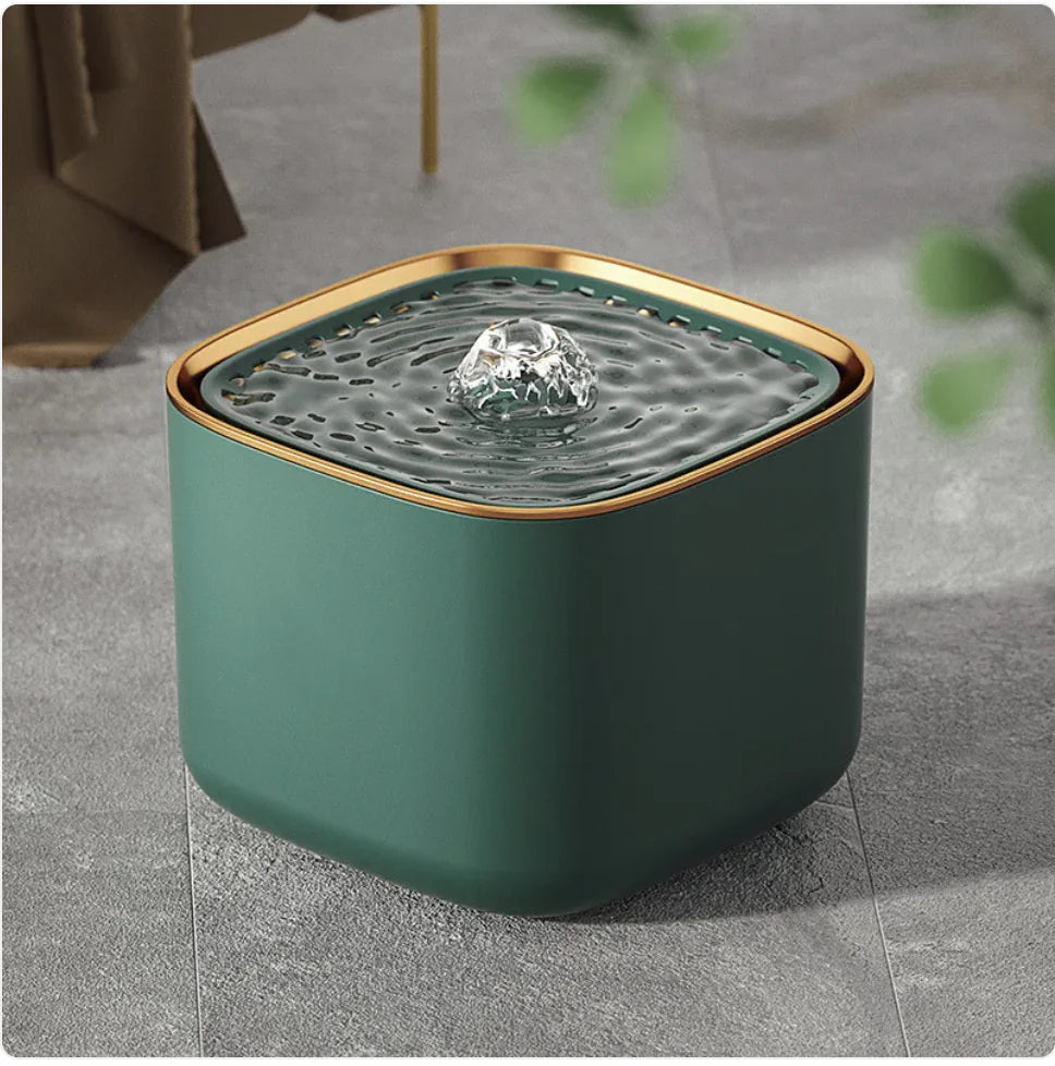 The Crystal-Flow Smart Fountain | Ultra-Silent & Filtered Pet Water Station