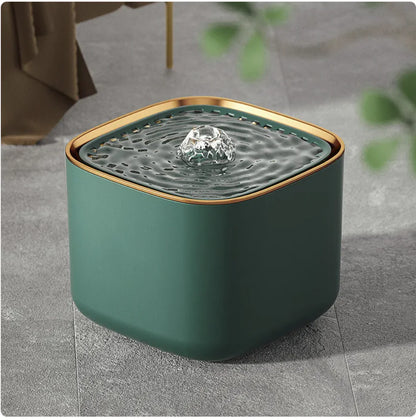The Crystal-Flow Smart Fountain | Ultra-Silent & Filtered Pet Water Station