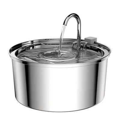 The Premium Paws Hydro-Flow Stainless Fountain