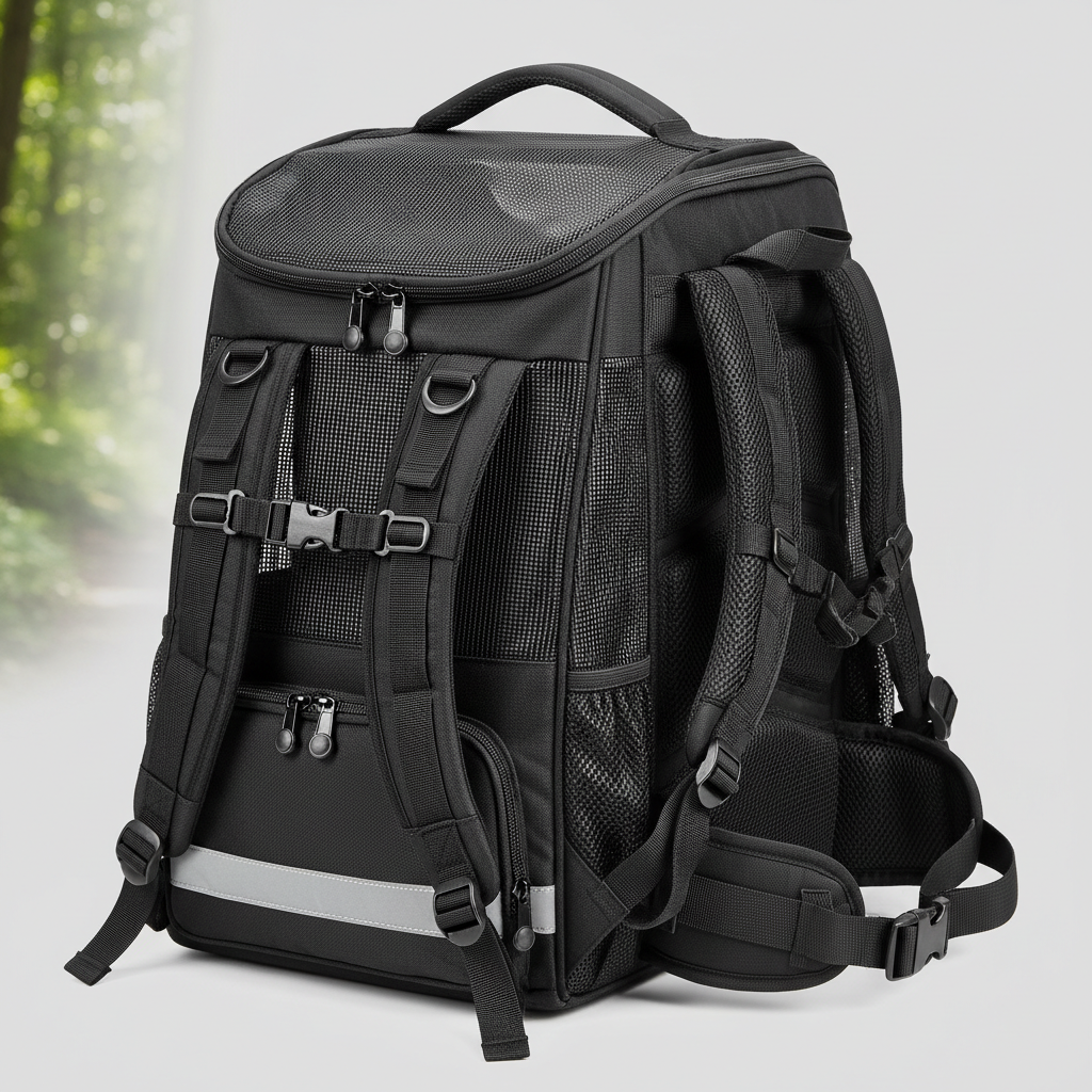 Black Hiking Carrier - Detail