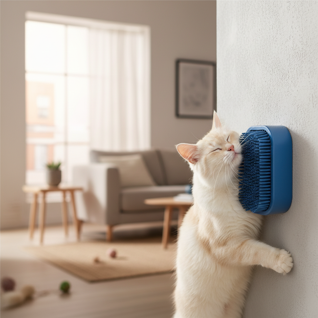 Blue Cat Self-Grooming Brush