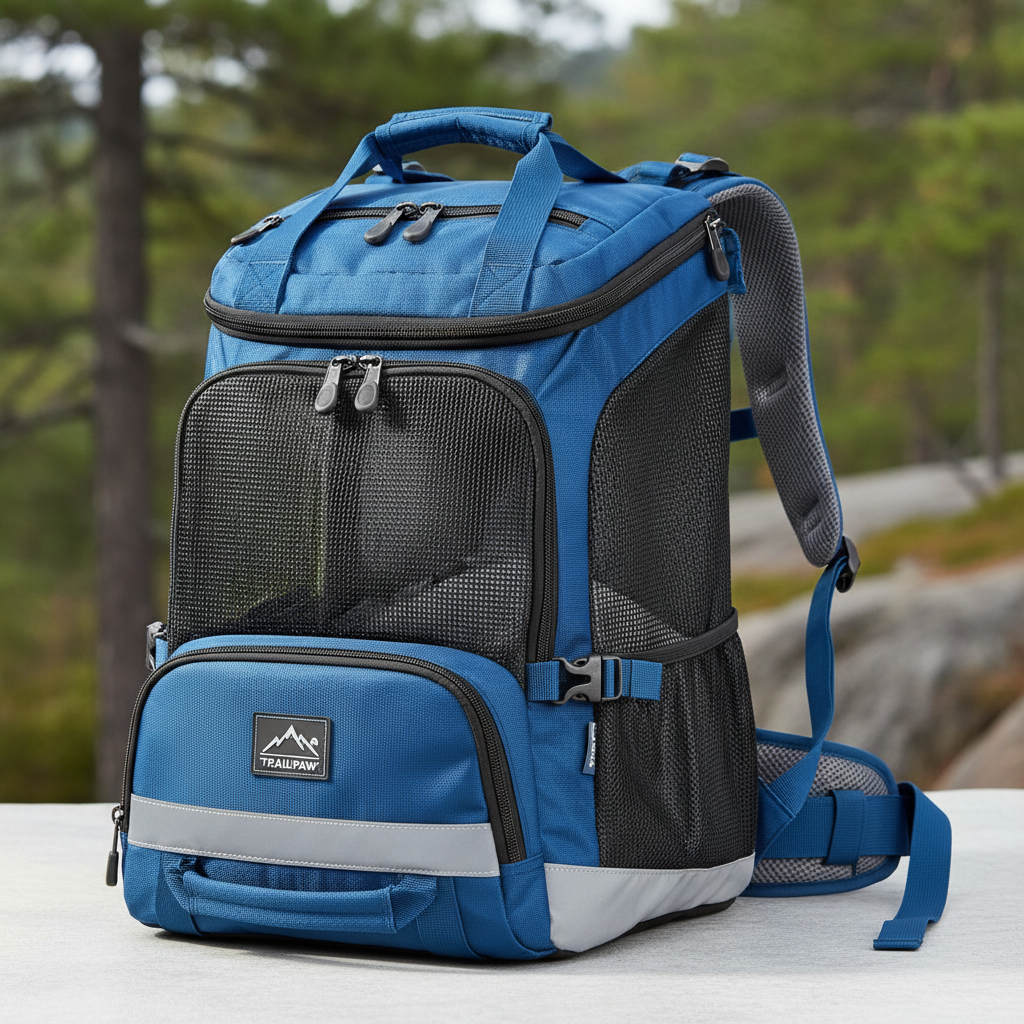 Blue Hiking Carrier - Detail