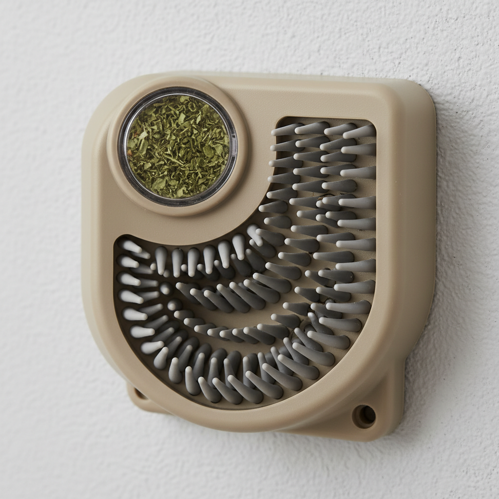 Cat Self-Grooming Brush Detail