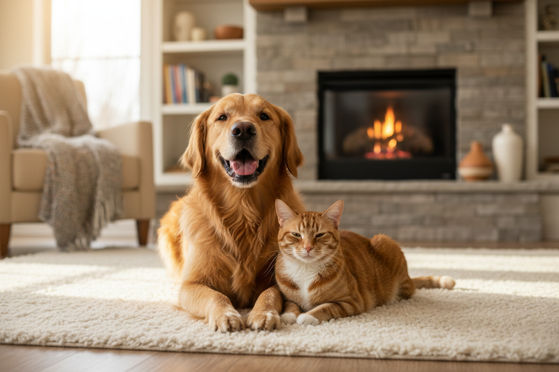 Dogs and cats together