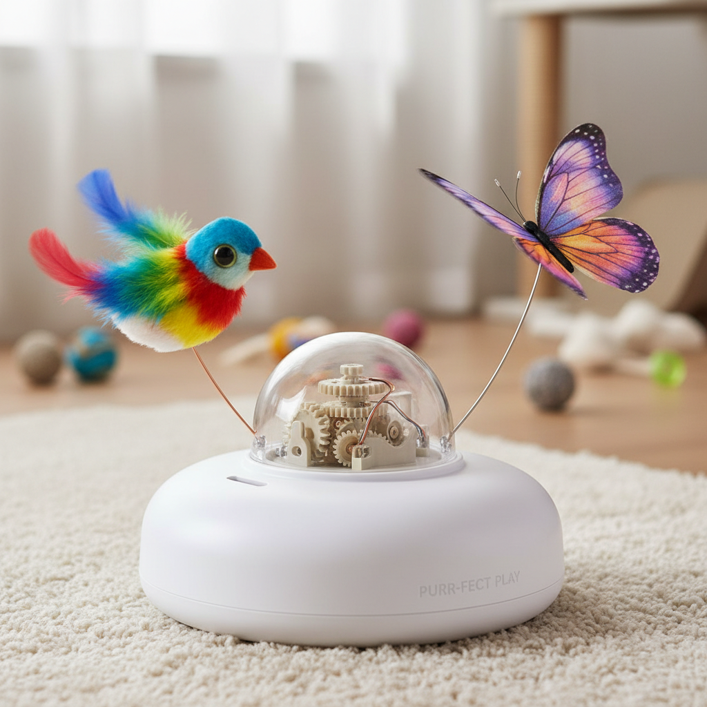 Electric Interactive Cat Toy Detail