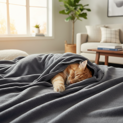 Extra-Large Pet Towel as Blanket