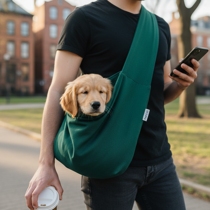 Green Pet Sling Carrier