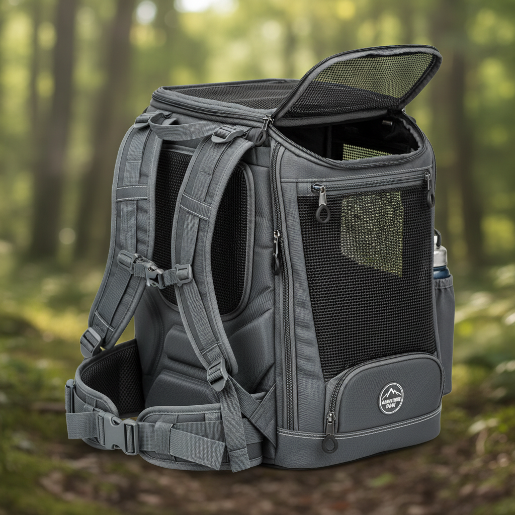 Grey Hiking Carrier - Detail