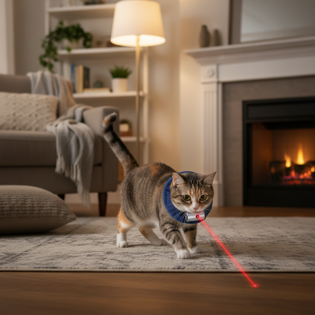Interactive Laser Collar Toy Worn