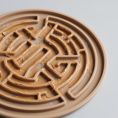 Pet Lick Mat Texture Detail