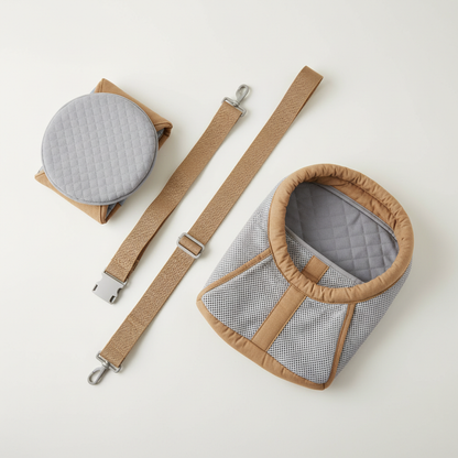 Pet Sling Carrier Flat Lay