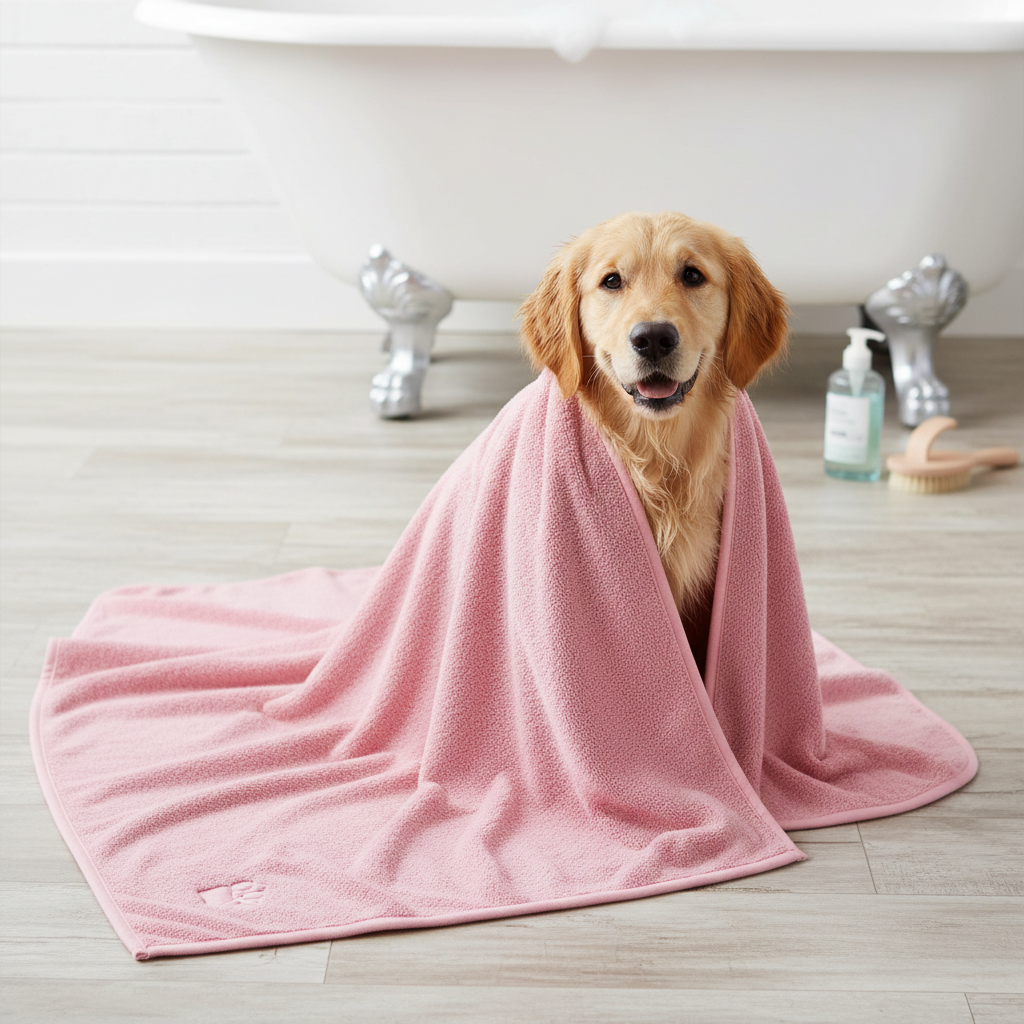Pink Pet Towel