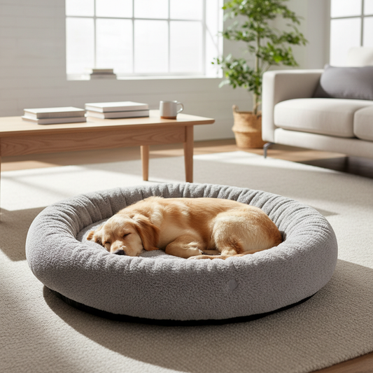 Premium Pet Bed with Sleeping Pet
