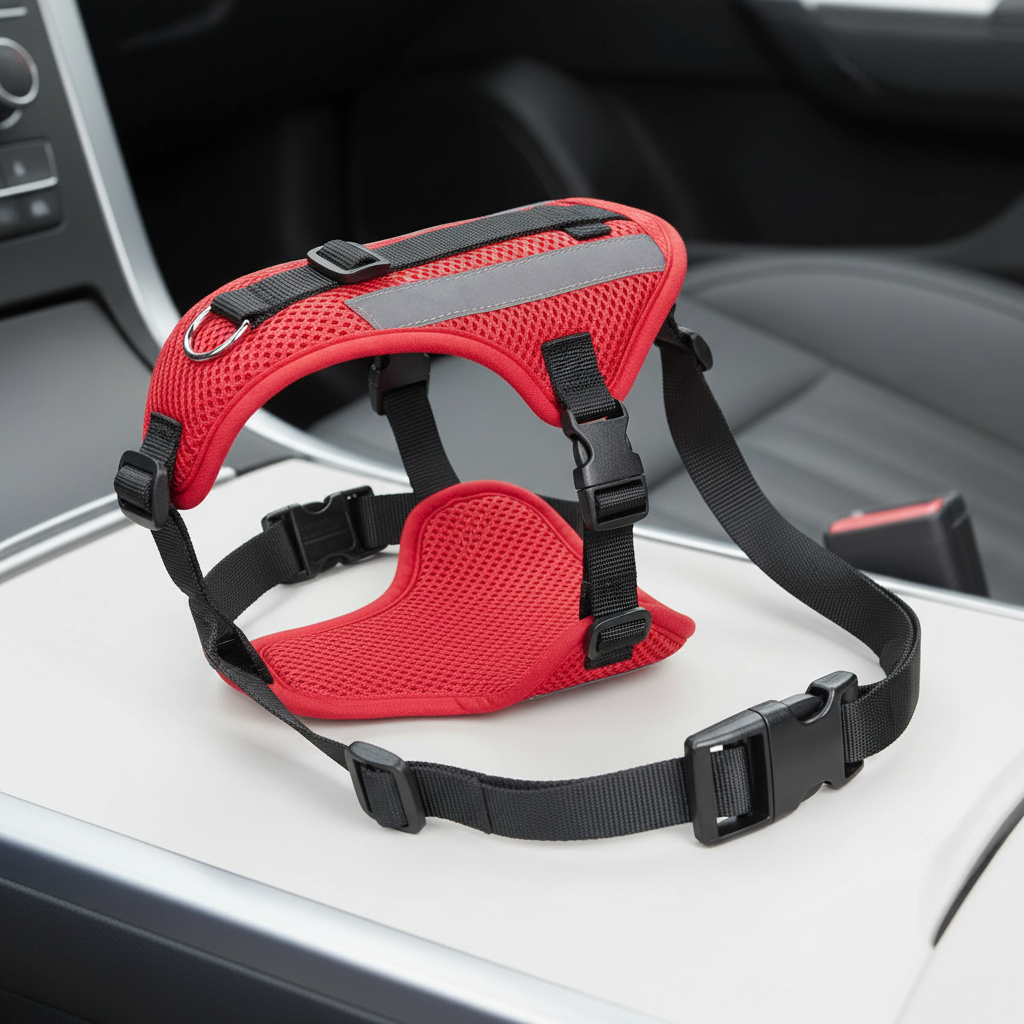 Red Breathable Travel Safety Strap