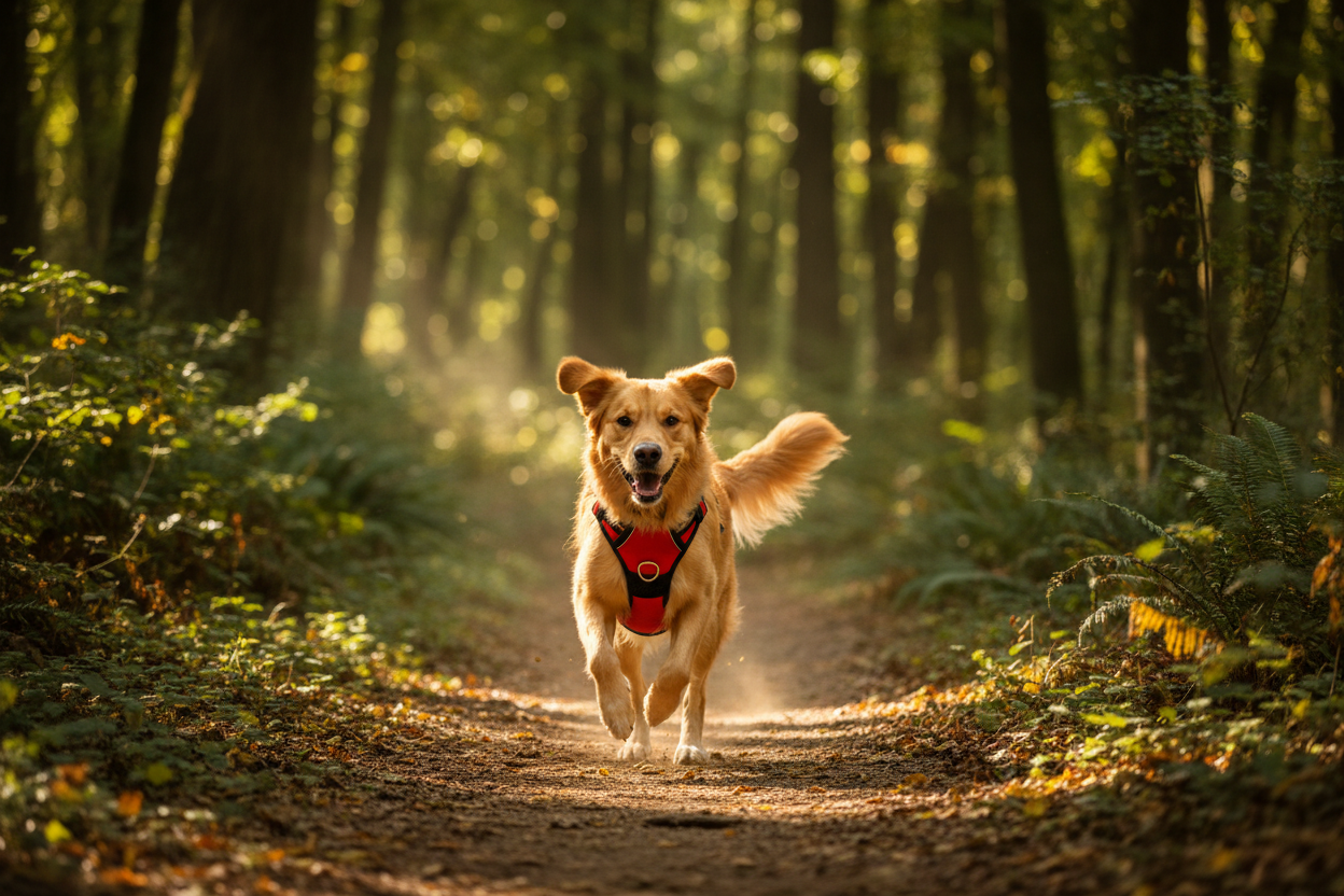 Red Dog Harness Lifestyle