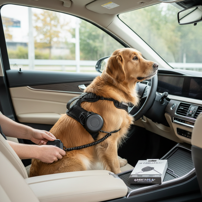 Retractable Pet Seat Belt Installation