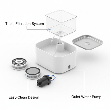 Smart Pet Water Fountain Components